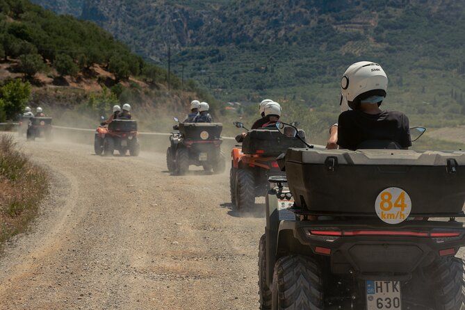 Crete: Full-Day Quad Safari with Cave, Abbey, Lunch & Beach Swim