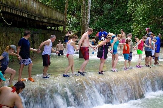 Dunn's River Falls and Blue Hole Private Combo Tour Ocho Rios