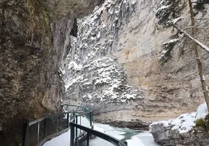 Banff Snowshoe Adventure at Johnson Lake