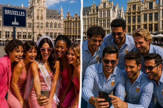 Brussels Challenges EVG, EVJF City Challenge as a team