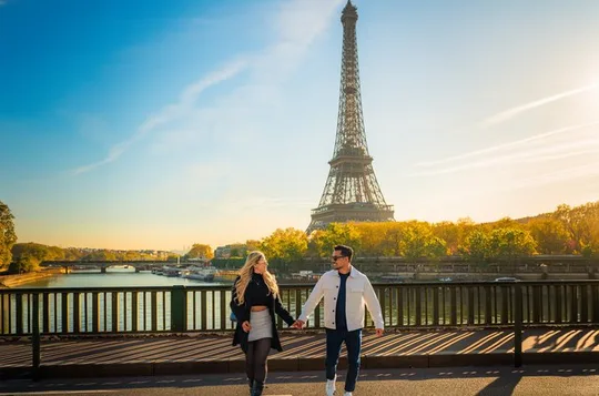 Paris Eiffel Tower Small-Group Photoshoot