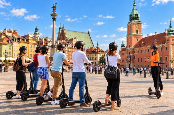 Warsaw E-Scooter Tour: Full 3.5-Hour Guided Tour of Warsaw