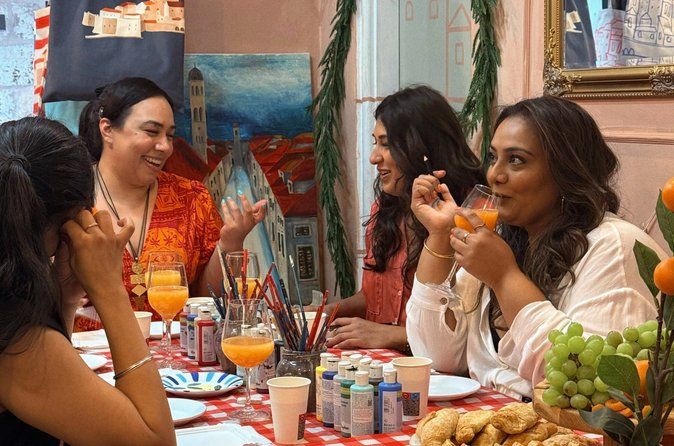 Paint, Sip & Savor Local Flavors: Authentic Dubrovnik Workshop
