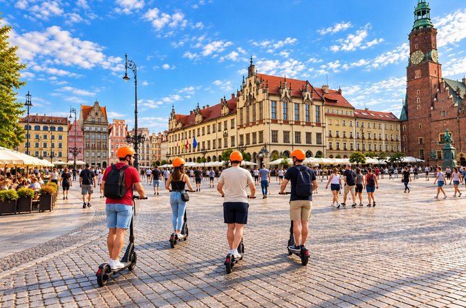 Wrocław E-Scooter Tour: Full 3.5-Hour Guided E-Scooter Tour