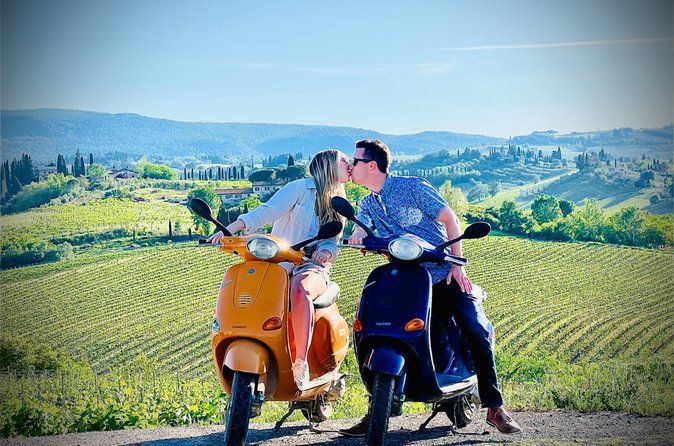 Small Group Vespa Tour Medieval Villages Lunch Wine Tasting &More