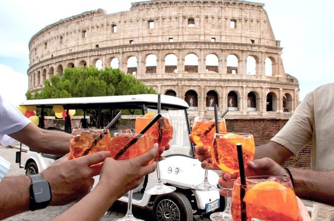 Golf-Cart Tour in Rome with Food Tasting