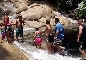 Private Double Waterfalls Tour Montego Bay: Dunn's River Plus Blue Hole Falls