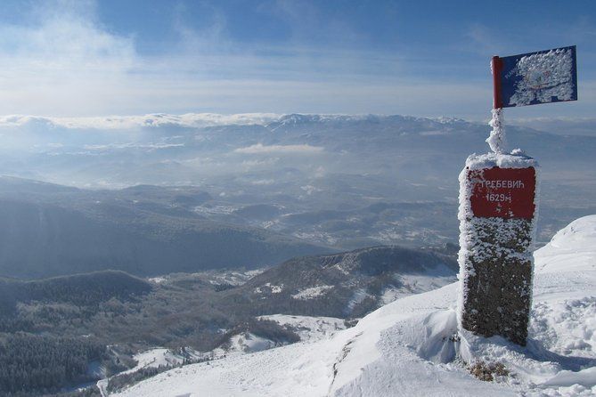 Snowshoeing on Trebevic Mountain from Sarajevo