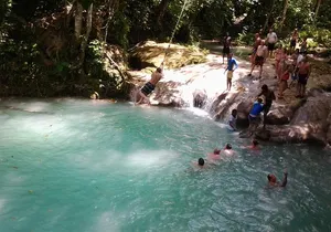 Blue Hole Adventure with Horseback Riding from Montego Bay