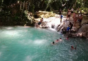 Blue Hole Adventure with Horseback Riding from Montego Bay