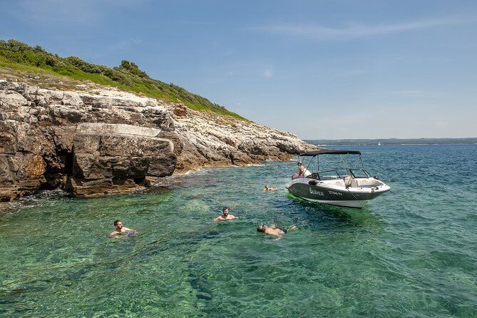 Luxury Private Speedboat Tour to Rovinj Archipelago and Lim Fjord