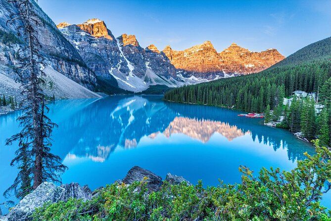 Lake Louise, Moraine, Emerald & Banff Town,Johnston Canyon Tour