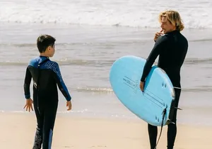 Exclusive Surf lesson on 4x4 round trip transportation