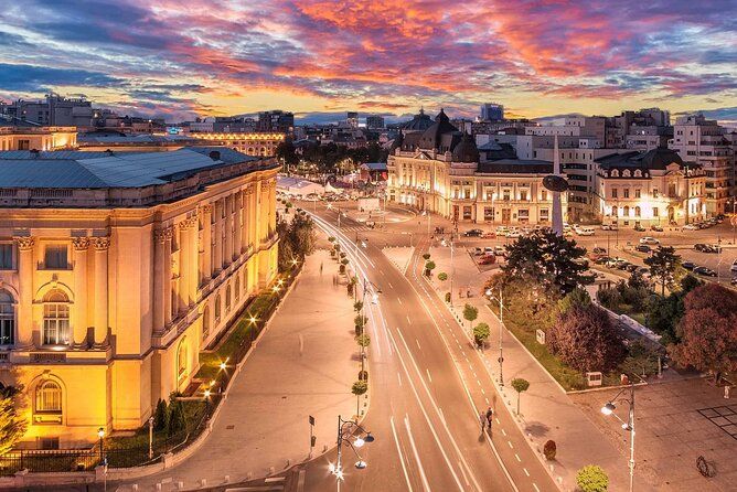Private Car and Walking Tour in City Center Bucharest
