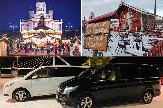 Private Helsinki Guided Tour by Mercedes V-class with guide