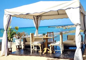 VIP Oceanfront Cabana at Bamboo Beach Club in Montego Bay