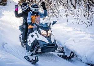 1 Hour Double Rider Snowmobile