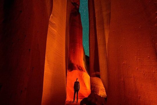 Ligai Si Anii Stargazing Night tour through Antelope Canyon