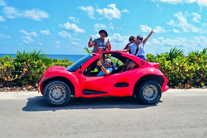 Tour around the island of Cozumel in fun buggies