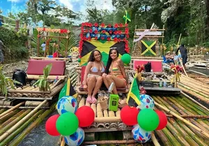 Guided ATV, Bamboo Rafting, and Limestone Massage Tour in Jamaica
