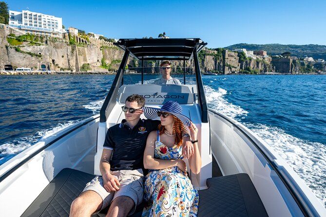 Private Amalfi Coast Full Day Tour with a Protagon 25ft