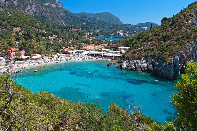Private tour to Palaiokastritsa beach and Lakwnes village