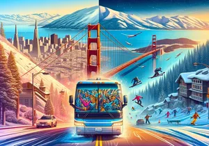 San Francisco to Palisades Lake Tahoe Ski Bus