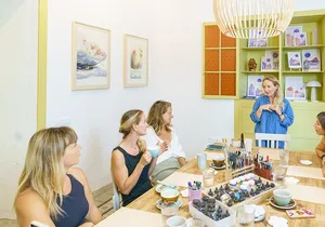 Abstract Watercolor Workshop Inspired by Tenerife’s Beauty