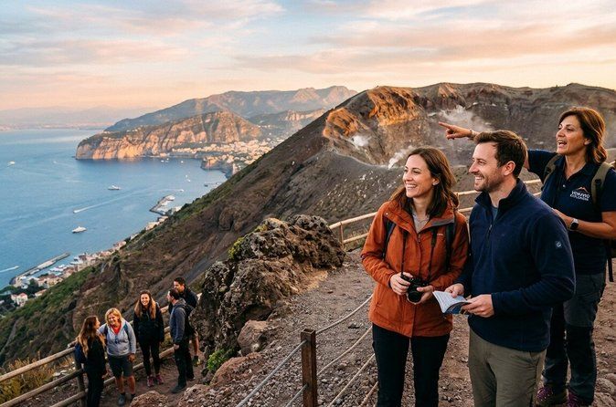 Naples: visit vesuvius coordination Entry with roundtrip bus
