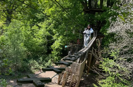 Tree-top adventure at Saint-Germain-en-Laye