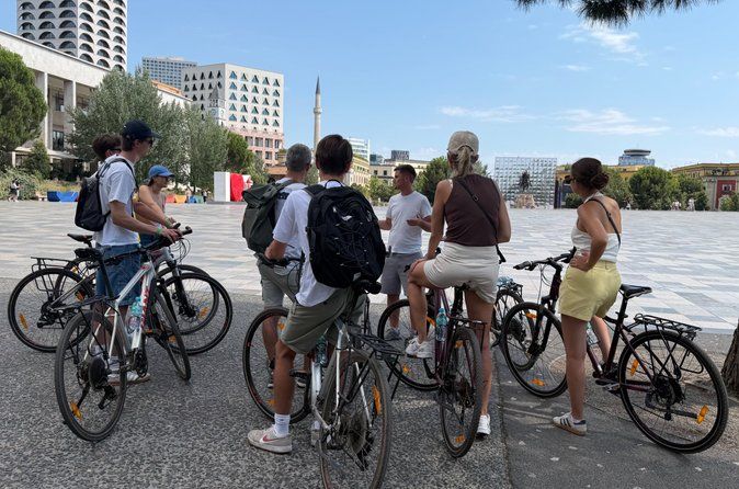 Tirana Bike Tour : City Highlights, Grand Park & Lake
