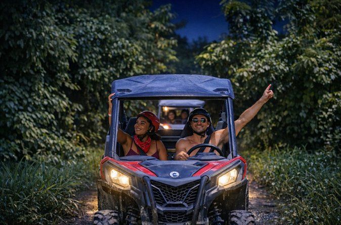 Polaris At Night, Waterfall Pool + Surf & Turf Dinner