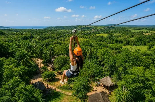 Punta Cana: Taino World by Jhoraji with Zipline Adventure