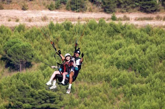 Paragliding flight in Palermo