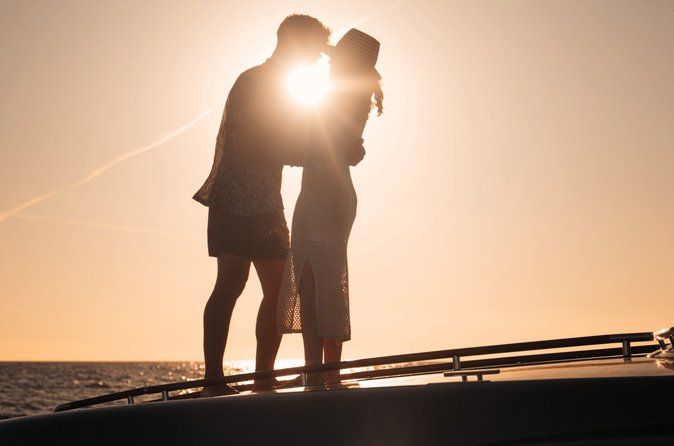 Sunset Capri Island Tour with Champagne on Riva 44
