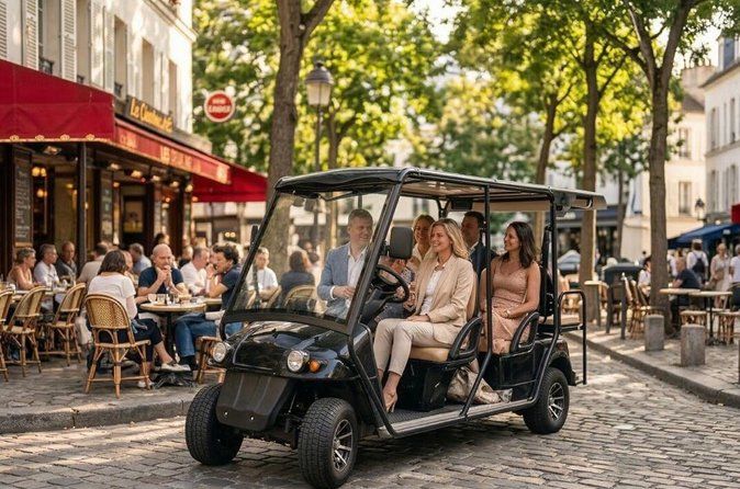 Private Paris Golf Cart Tour St Germain and Latin Quarter