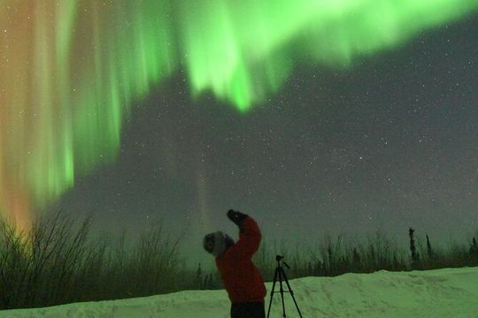 Chena Hot Springs Northern Lights Aurora Borealis From Fairbanks
