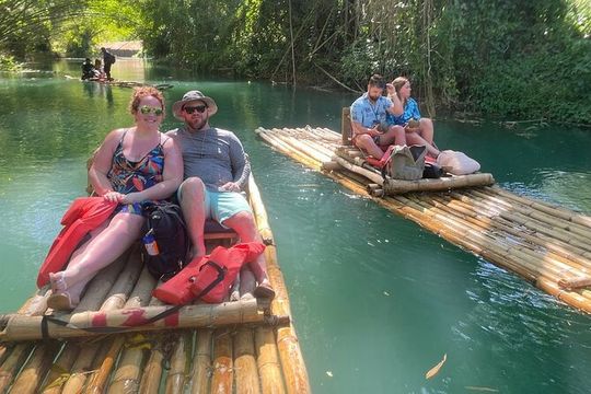 Martha Brea River Rafting and Bluehole Tour from Montego Bay