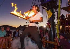 Capitan Hook, Pirates Show and Ship Dinner at Cancun