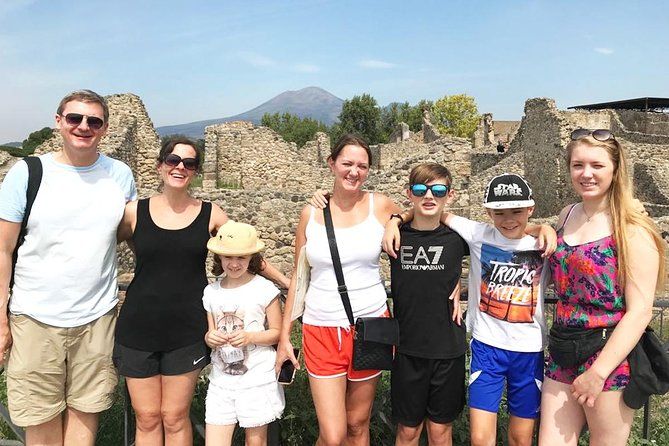 Shore Excursion Tour for Kids from Naples to Pompeii and Amalfi Coast