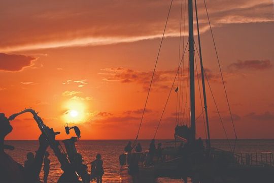 Montego Bay Sunset Catamaran Cruise with Open Bar & Music