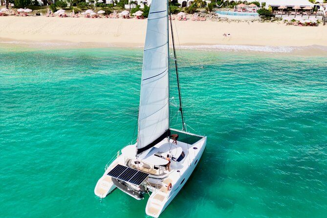 Private Catamaran Excursion in Anguilla with its Turquoise Waters