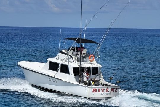 Kona Hawaii Deep Sea Fishing Escapade on the Bite Me 6