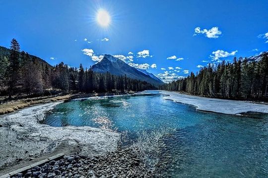 Moraine Lake Banff Town Lake Louise Johnston Canyon