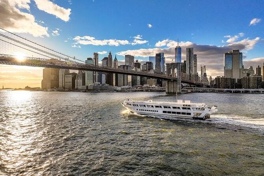 NYC Sunset Cruise with DJ, Skyline & Statue of Liberty