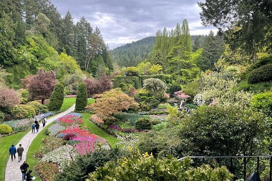 Butchart Gardens from Vancouver to Victoria Tour