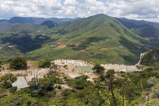 Enjoy Medio Día de Hierve el Agua and a mezcal factory.