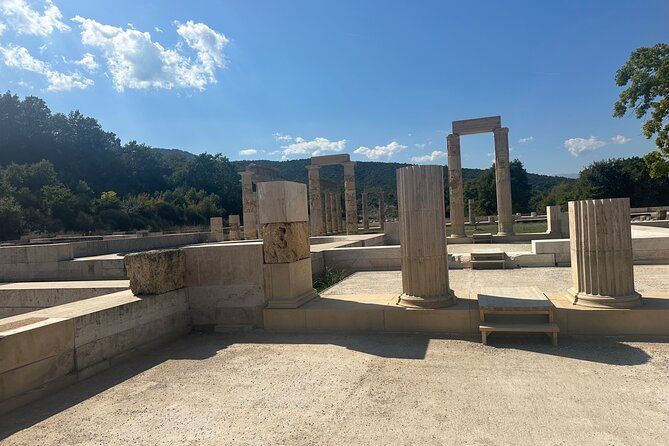 Vergina Royal Tombs & Palace Tour-Expert guide with a BMW car