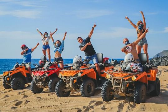 ATV Tour Desert Adventure and Sky Bike in Cabo San Lucas