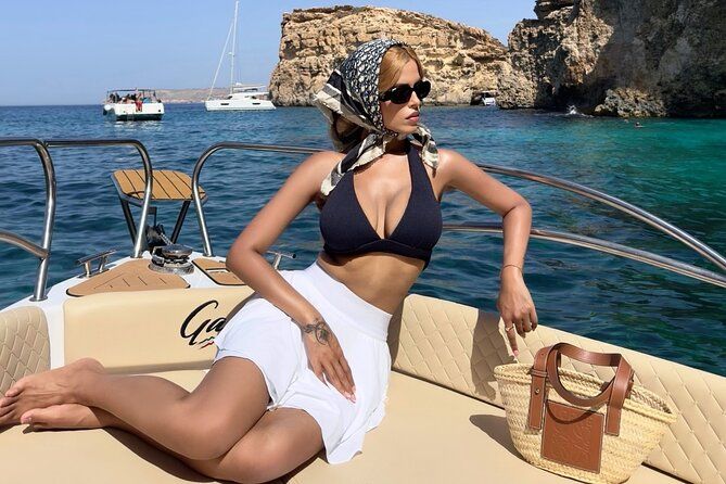 Full Day Malta Private Boat Tour Blue Lagoon Comino and Gozo